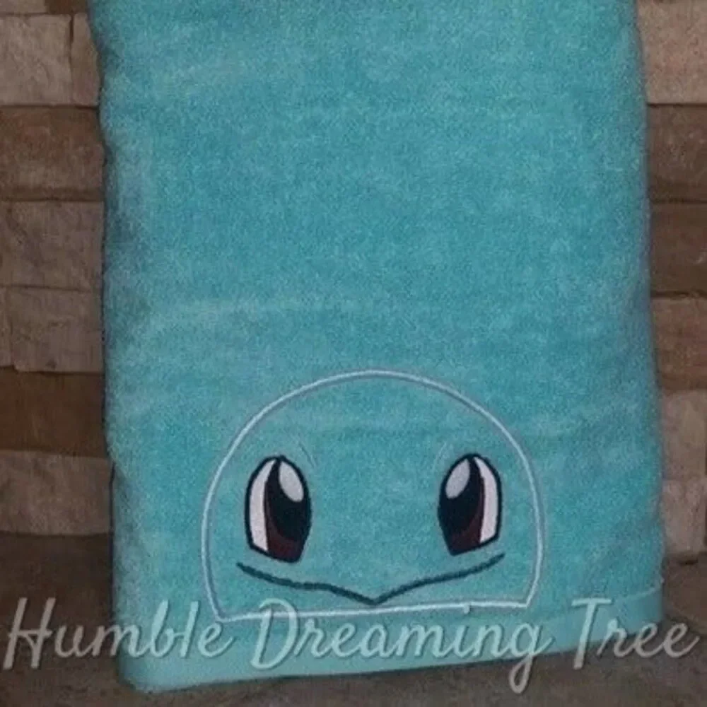 NEW Embroidered Squirtle Pokémon Towel Pokemon
